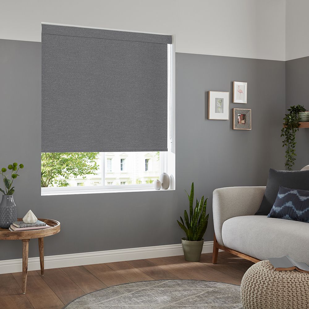 Saturn Anthracite Roller Blind Saturn Anthracite Roller Blind