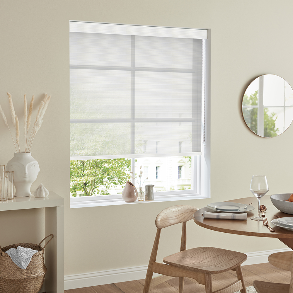 Ezra White Roller Blind Ezra White Roller Blind