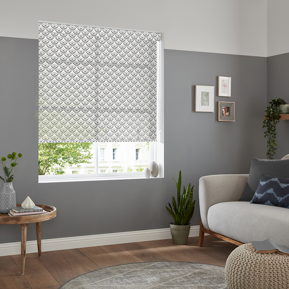 Leo Slate Roller Blind Leo Slate Roller Blind