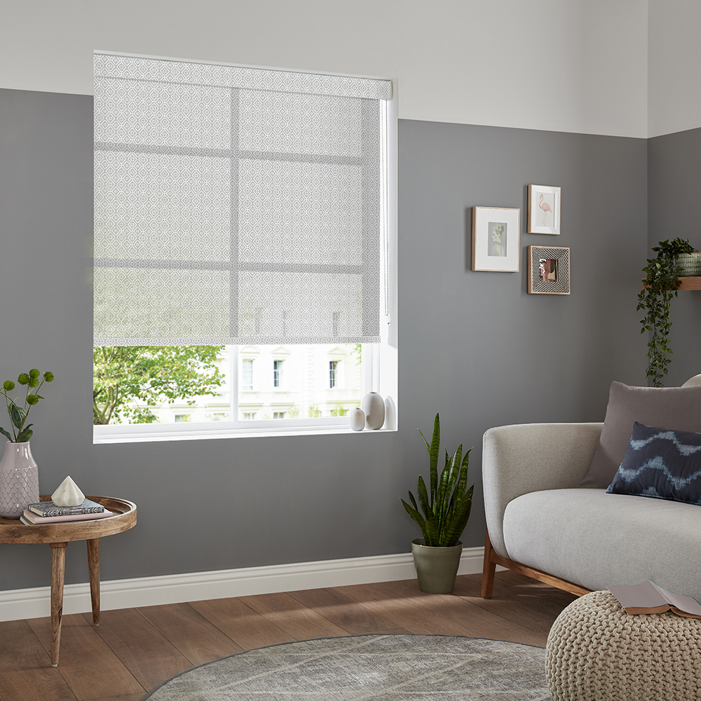 Amelia Smoke Roller Blind Amelia Smoke Roller Blind