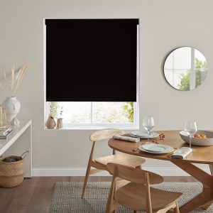 Venus Black Roller Blind