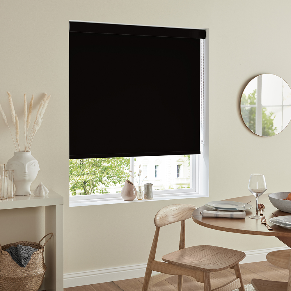 Venus Black Roller Blind Venus Black Roller Blind