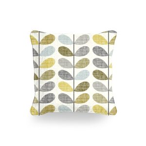 Scribble Stem Seagrass and Duck Egg Cushion Cover