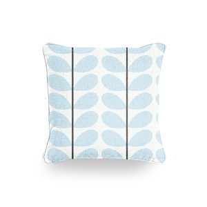 Two Colour Stem Powder Blue Cushion Cover