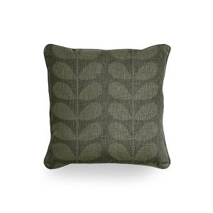 Jacquard Stem Khaki Cushion Cover