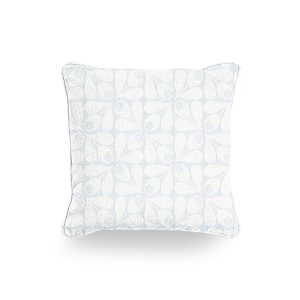 Woven Acorn Cup Mid Powder Blue Cushion Cover