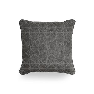 Icarus Graphite Cushion Cover