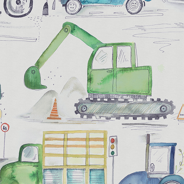 Traffic Jam Primary Roller Blind Traffic Jam Primary Roller Blind