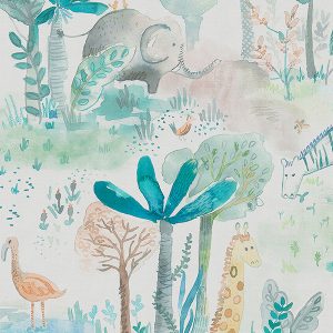 Jungle Fun Aqua Roller Blind