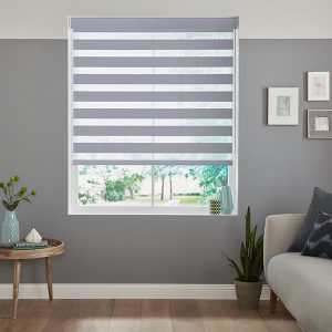 Nile Smokey Blue Fifty50 Blinds