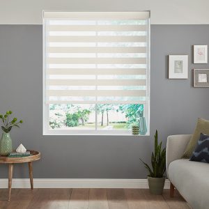 Angara Cream Fifty50 Blinds