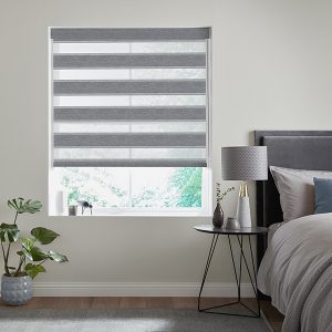 Amur Charcoal Fifty50 Blinds