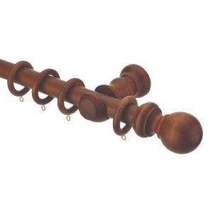 Woodline 28mm Rosewood Complete Pole